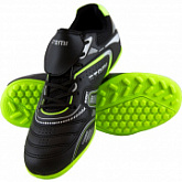 Бутсы футбольные Atemi TURF black/lime SD300 