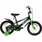 Велосипед Aist Pluto 16" (2019) Black/Green