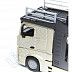 Автовоз Bburago Mercedes Benz Actros + машинка Bburago VW Polo GTI Mark 5 (18-31456/18-31458) beige