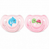 Пустышка силиконовая Philips Avent Животный мир 2 шт SCF169/38