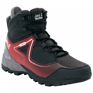 Водонепроницаемые кроссовки мужские Jack Wolfskin Cascade Hike Xt Texapore Mid M black / red