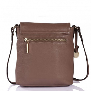 Женская сумка из кожи Pola 9021 dark brown