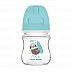Антиколиковая бутылочка для кормления Canpol babies Easystart EXOTIC ANIMALS с широким горлышком 120 мл., 0+ мес. (35/220_blu) blue