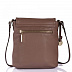 Женская сумка из кожи Pola 9021 dark brown