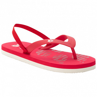 Вьетнамки детские Jack Wolfskin Eezy K red / white sand