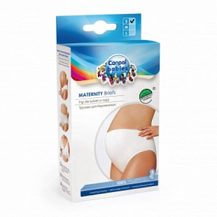 Трусики Canpol babies Для беременных Закрывающие живот White