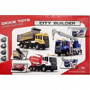 Игрушка Dickie Toys Строительная техника Бетономешалка 17 см (203722004) red