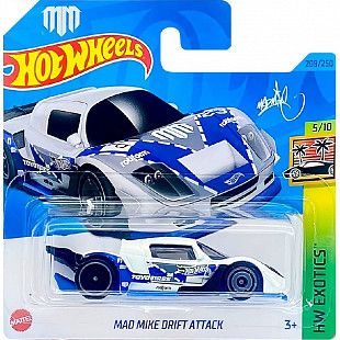 Машинка Hot Wheels Базовой коллекции Mad Mike Drift Attack 209/250 (5785 HKG58) mainline 2023