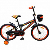 Велосипед Favorit Biker 20" (2019) Black/Orange BIK-20OR