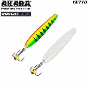 Блесна зимняя Akara Ice Kettu 40 6-Sil/Sil AI-KET-40-6-SIL/SIL