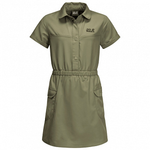 Платье детское Jack Wolfskin Treasure Hunter Dress Girls khaki