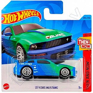 Машинка Hot Wheels Базовой коллекции 07 Ford Mustang 205/250 (5785 HKJ43) mainline 2023