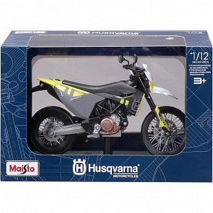 Модель мотоцикла Maisto 1:12 2023 Husqvarna 701 Supermoto (32726)