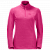 Пуловер женский Jack Wolfskin Arco Women pink fuchsia stripes