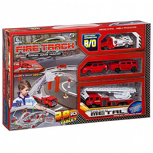 Игровой набор Shenzhen Toys пожарной техники с трассой М93568