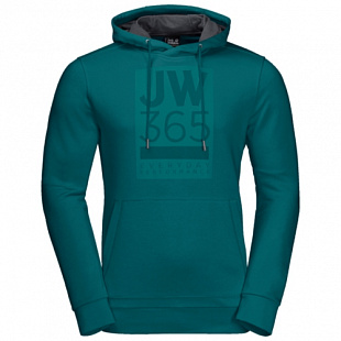 Пуловер мужский Jack Wolfskin 365 Hoody M dark spruce