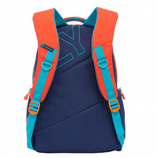 Рюкзак GRIZZLY RU-711-2 dark blue/orange