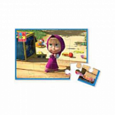 Мягкие пазлы А5 Vladi Toys Маша и Медведь VT1103-32