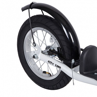 Самокат внедорожный Novatrack Stamp N1 White 12" 12STAMPN1.WT8
