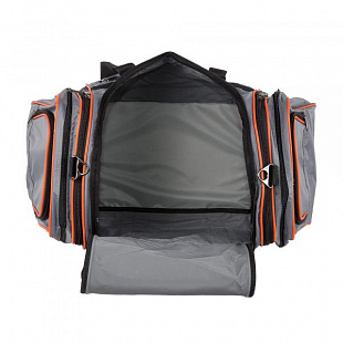 Дорожная сумка Polar 6073с grey/orange