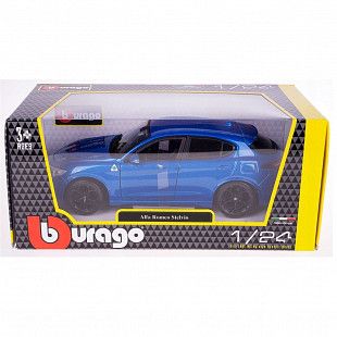 Коллекционная машина Bburago 1:24 Alfa Romeo Stelvio (18-21086) blue