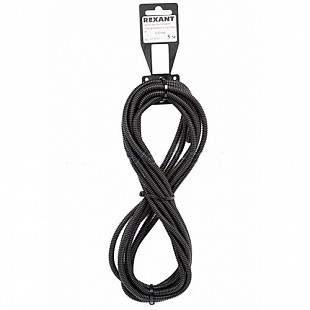 Трубa автомобильная гофрированная Rexant ПП 4,6 мм 5 м 15-0505