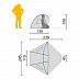 Тент Jack Wolfskin Beach Shelter Iii slate grey 3002521-6046