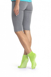 Носки противоскользящие Bradex для занятий йогой закрытые SF 0352 Light Green