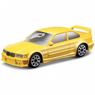 Машинка Bburago 1:43 BMW M3 GT Cup (18-30001/18-30157) yellow