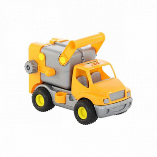 Автомобиль Полесье КонсТрак Коммунальный 0414 orange