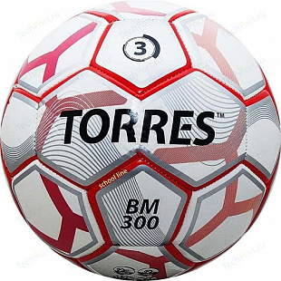 Мяч футбольный Torres BM 300 F30743 white/silver/red