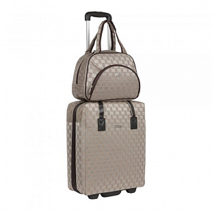 Чемодан малый Polar П7090 brown