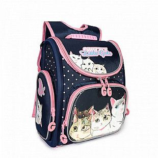 Рюкзак школьный GRIZZLY RA-971-2 /2 honeysuckle/pink