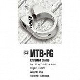 Зажим подседельный Uno MTB-FG 34,9мм под шестигранник black ZTB12132