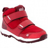 Водонепроницаемые кроссовки детские Jack Wolfskin Mtn Attack 3 Texapore Mid Vc K red / dark red