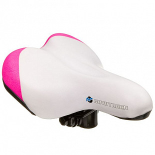 Седло Novatrack детское white/pink КЛ98763
