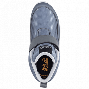 Полуботинки детские Jack Wolfskin Polar Wolf Low Vc K pebble grey / off-white