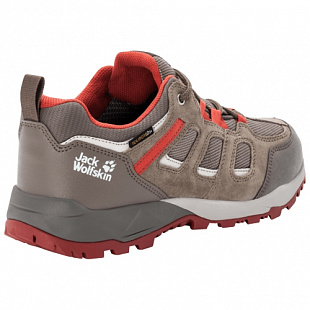 Водонепроницаемые кроссовки мужские Jack Wolfskin Vojo Hike Xt Texapore Low M clay / dark orange