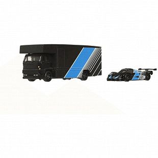 Машинка Hot Wheels Premium Team Transport Fleet Flyer & Sauber-Mercedes C9 (FLF56 HRV41)