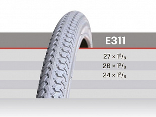 Велопокрышка Excel Для инвалидной коляски 24X1 3/8 Grey