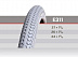 Велопокрышка Excel Для инвалидной коляски 24X1 3/8 Grey