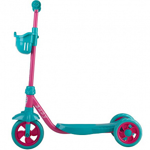 Самокат городской с корзинкой Foxx Baby Purple 100-120мм 115BABY.PN8