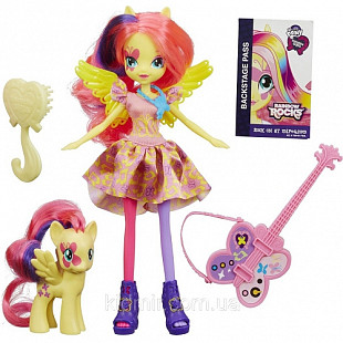 Кукла My Little Pony Флаттершай с пони (A3996)