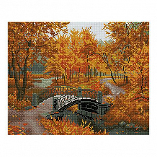 Алмазная мозаика Picasso "В парке осенью" PD4050009