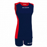 Волейбольная форма Givova Kit Volley Piper Kitv06 blue/red