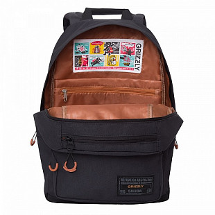 Городской рюкзак GRIZZLY RQ-921-7 /1 black