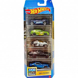 Набор машинок Hot Wheels HW Legends 5 шт. (1806 HFV82)