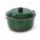 Казан с крышкой 3L ЭКД03 green