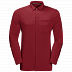 Рубашка мужская Jack Wolfskin Jwp Ls Shirt M dark lacquer red