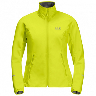 Куртка ветрозащитная женская Jack Wolfskin Delta Tour Jkt W flashing green